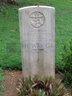 TRINCOMALEE WAR CEMETERY - LEWIS, THOMAS MARTIN BURNLEY